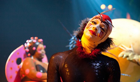 Image at Cirque de Soleil. Photo by flickr user eschipul. 