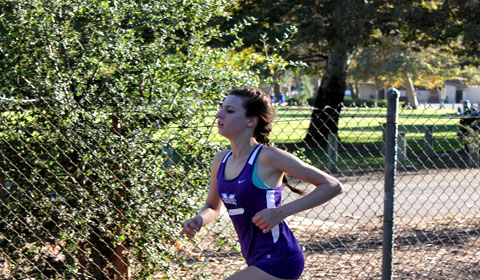 Madison '16 goes for a run during a Cross Country practice. Photo by Caroline '13.