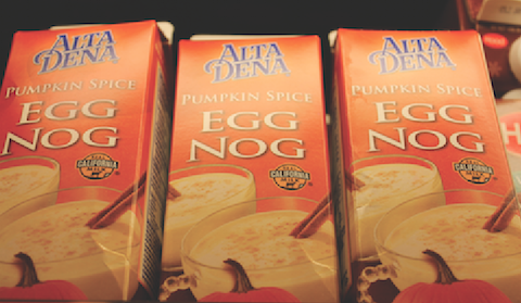 While you can choose to make your own eggnog, plenty of different brands are available at the grocery store. Photo by Caroline 13.