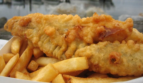 Swing by on Fish and Chip Fridays for something thats not usually on the menu. Photo by Flickr user f10n4. 