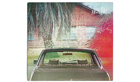Morisset created a piece of "Synchronized Artwork" for Arcade Fire's album "The Suburbs." Image from Morisset's website.