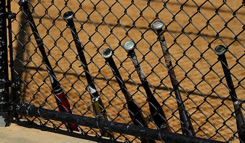 The Staculty  prevailed at bat, defeating Varsity softball during a whiffle ball competition. Photo by Flickr user Gwenael Piaser.