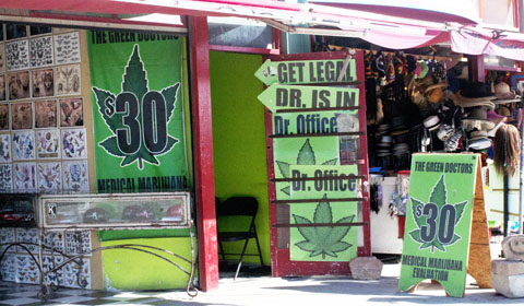 When California legalized medical marijuana, dispensaries faced problems with banks who were hesitant to do buisness with marijuana-related entrepreneurs. Photo by Leora 15