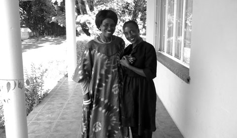 Inonge Wina (left), aunt of Performing Arts instructor Mpambo Wina (right), was appointed vice president of Zambia

Photo by Mpambo Wina