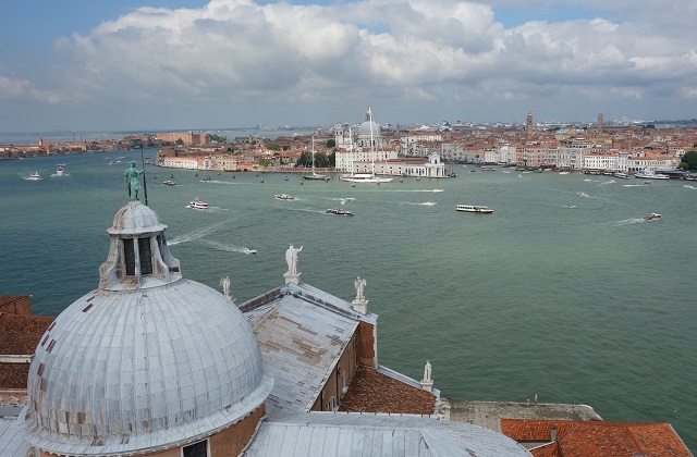 The Venice Biennale showcases art from around the globe on the backdrop of one of Italy's most beautiful cities. Photo by Alli '17