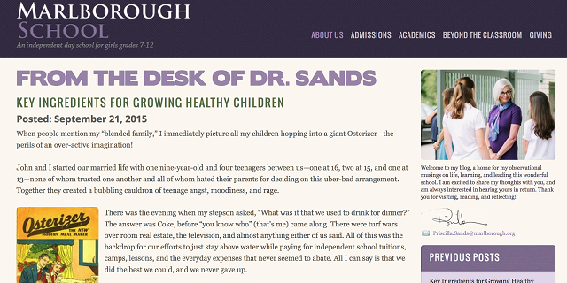Inside Dr. Sands Blog, From the Desk of Dr. Sands