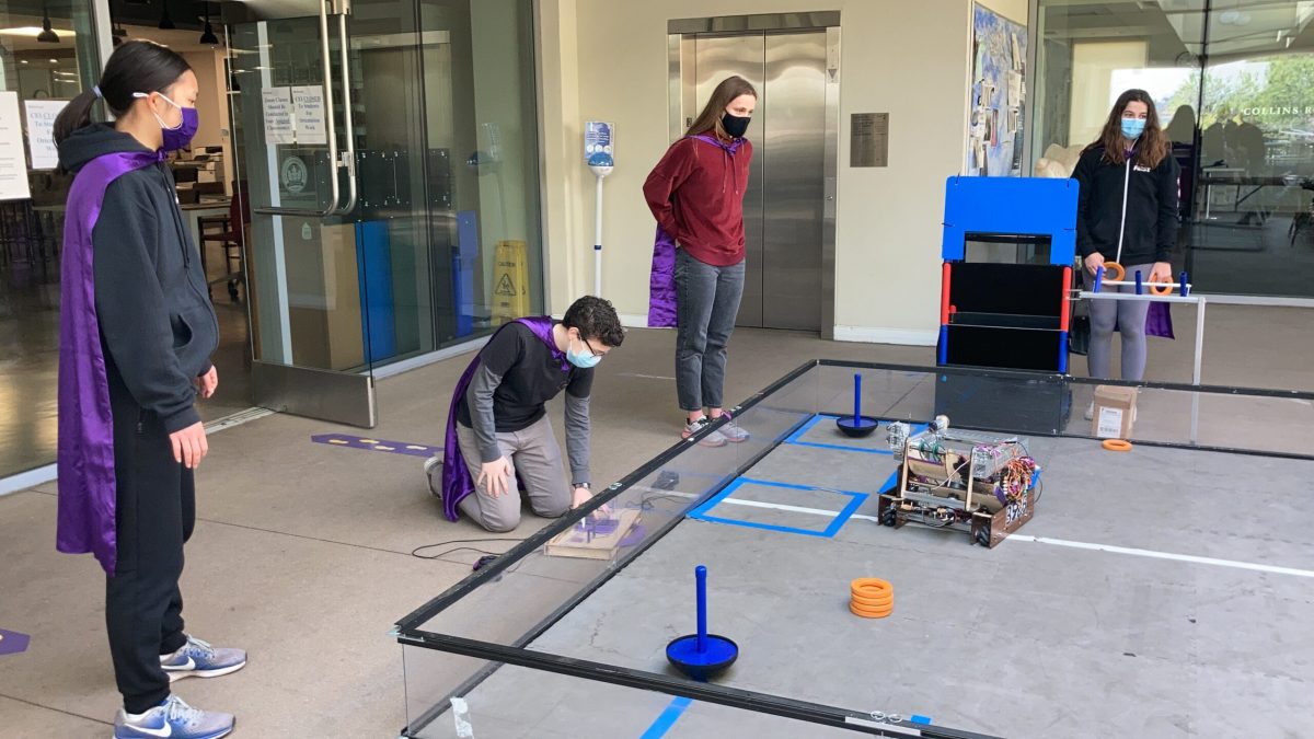 Robotics teams participate in remote tournaments