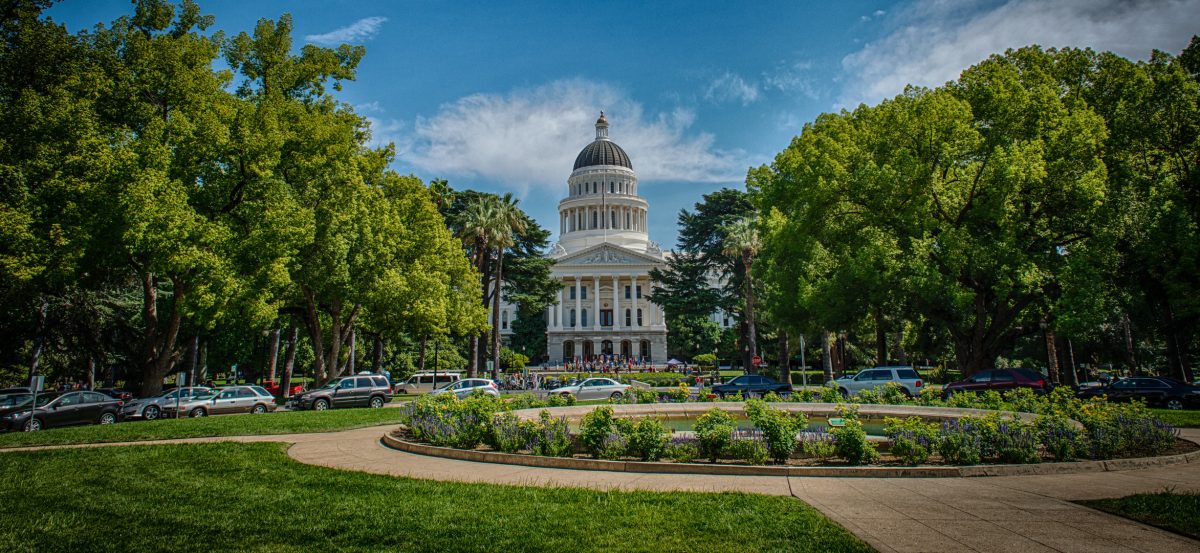 The California State Capitol, located in Sacramento, houses the chambers of the California State Legislature. Courtesy of Robert Dimov.