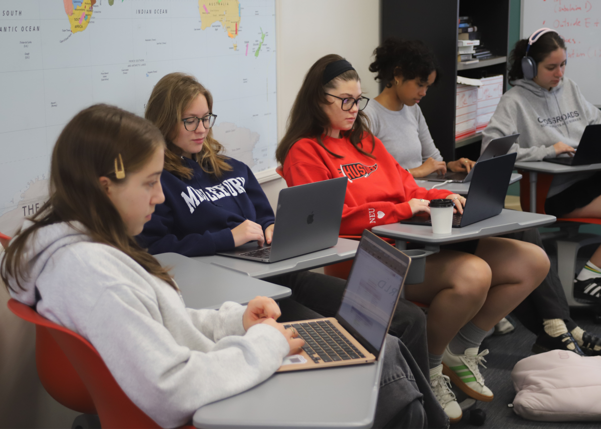 students complete work in a TPR period