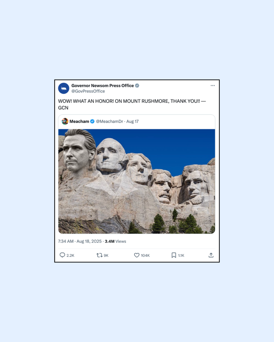 Newsom counters Trump with fiery social media