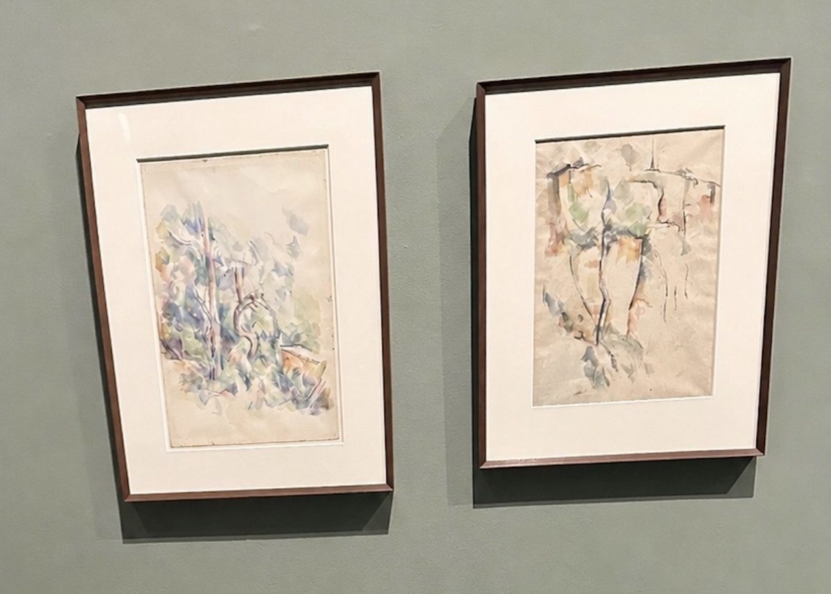 Paintings by Paul Cézanne in the new David Geffen Galleries.